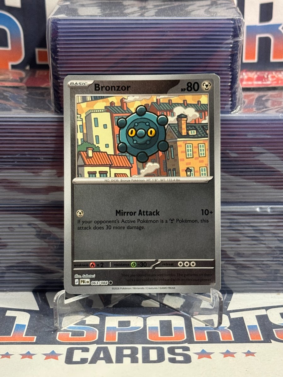 Pokemon TCG: Pitch Black - Bronzor (Reverse Holo, Common) #63