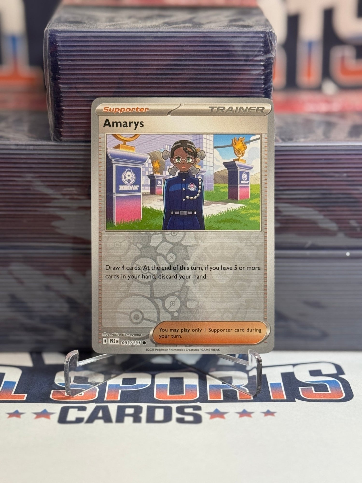 Pokemon TCG: Prismatic Evolutions - Amarys (Reverse Holo, Common) #93