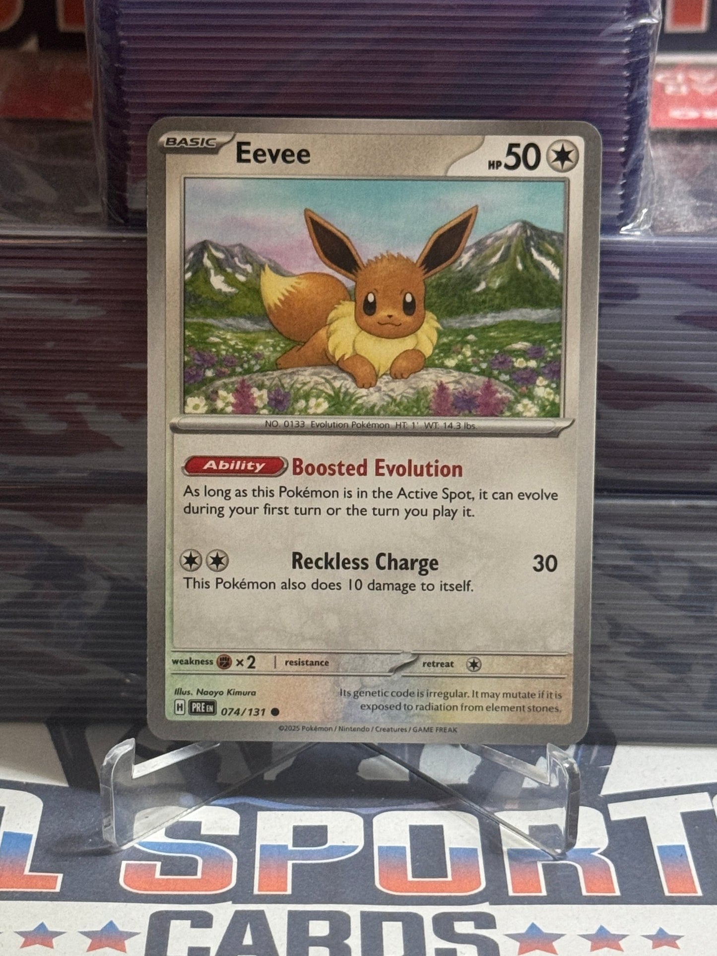 Pokemon TCG: Prismatic Evolutions - Eevee (Common) 74