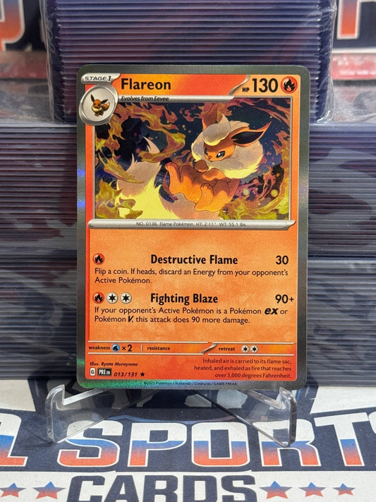 Pokemon TCG: Prismatic Evolutions - Flareon (Holo, Rare) 13