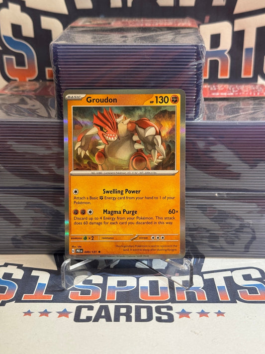 Pokemon TCG: Prismatic Evolutions - Groudon (Holo, Rare) 49