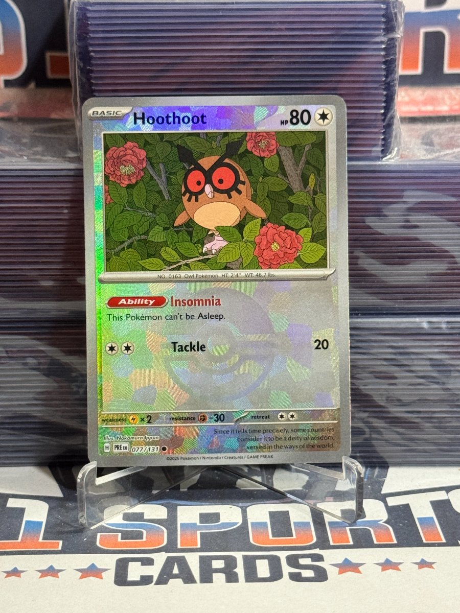 Pokemon TCG: Prismatic Evolutions - Hoothoot (Poke Ball, Common) #77