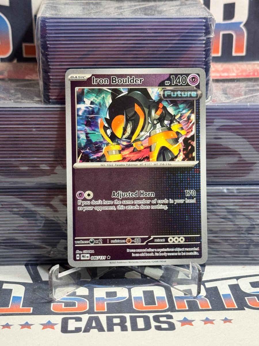 Pokemon TCG: Prismatic Evolutions - Iron Boulder (Reverse Holo, Rare) 46