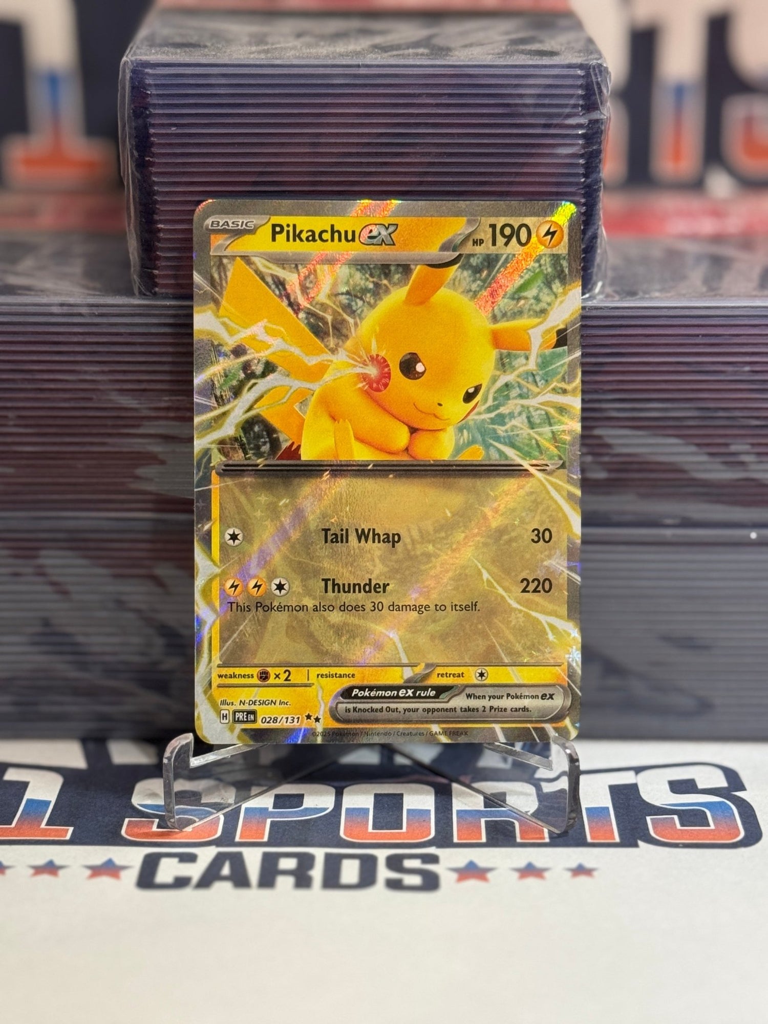 Pokemon TCG: Prismatic Evolutions - Pikachu EX #28