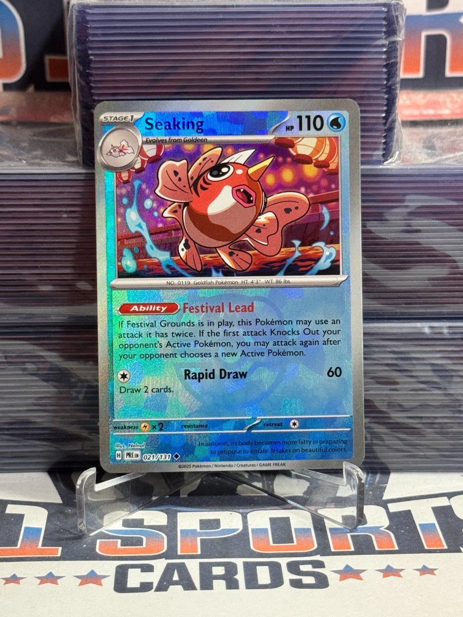 Pokemon TCG: Prismatic Evolutions - Seaking (Master Ball, Uncommon) 21