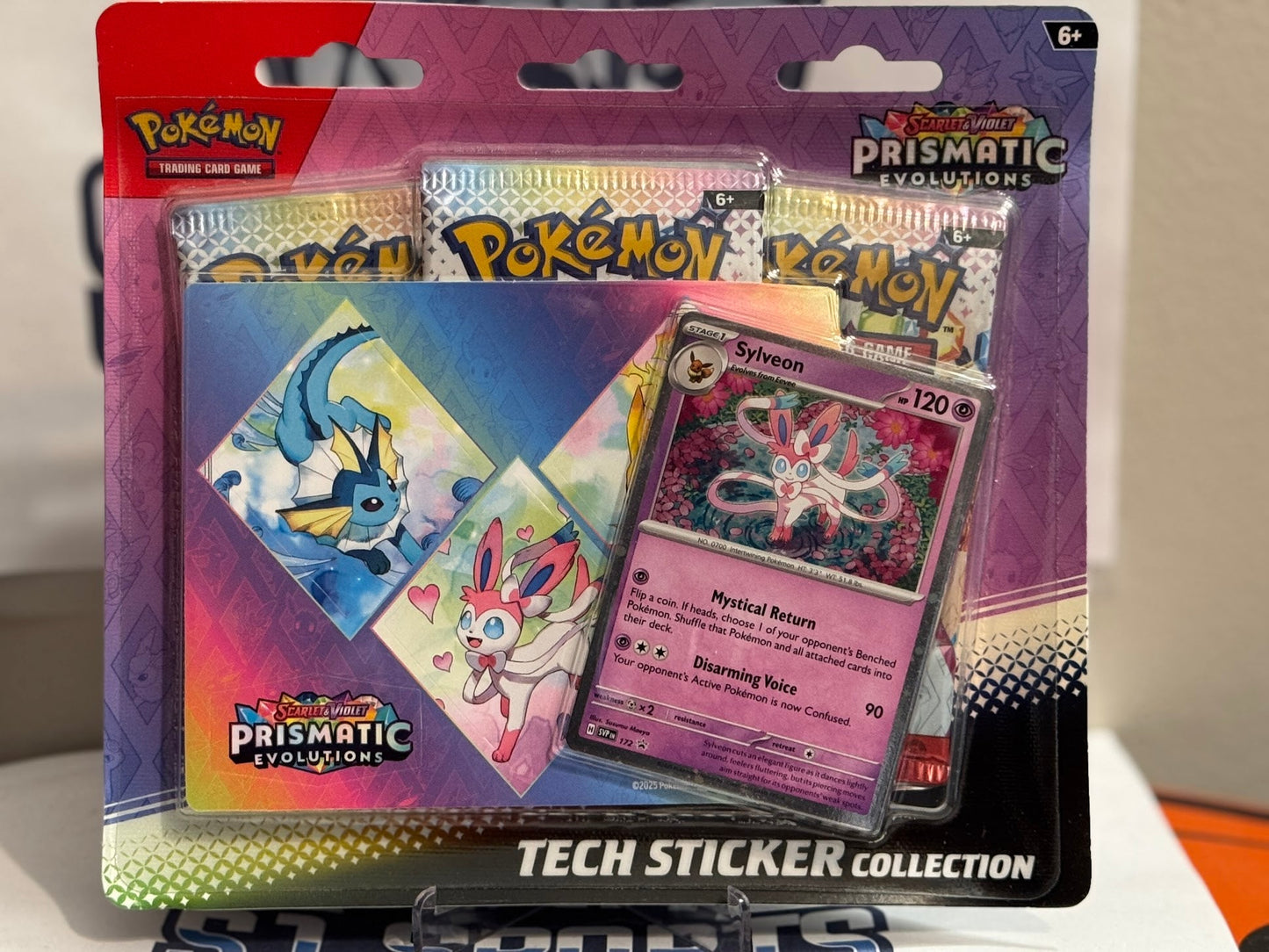 Pokemon TCG: Prismatic Evolutions - Sylveon Tech Sticker Collection