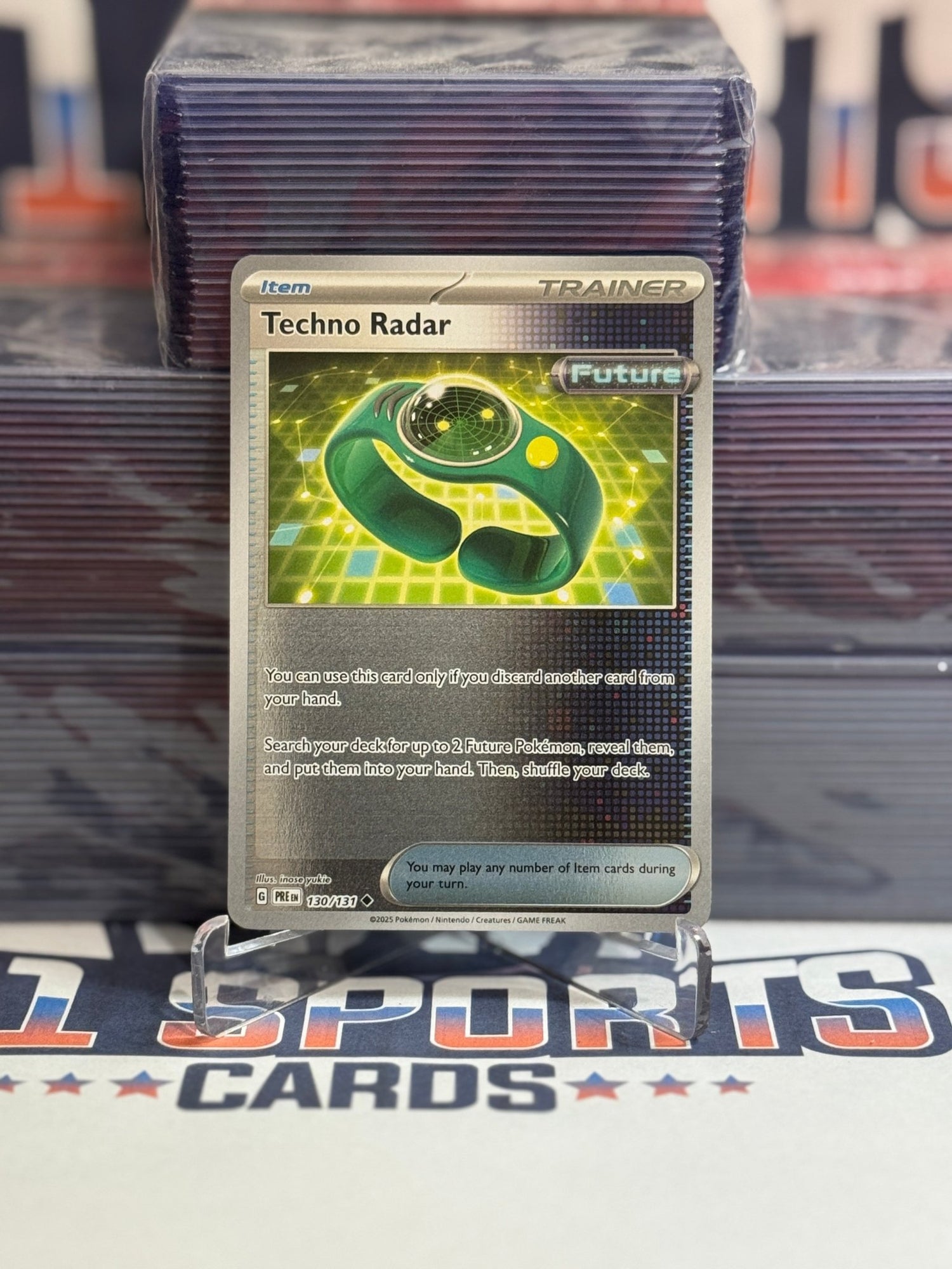 Pokemon TCG: Prismatic Evolutions - Techno Radar (Reverse Holo, Uncommon) #130