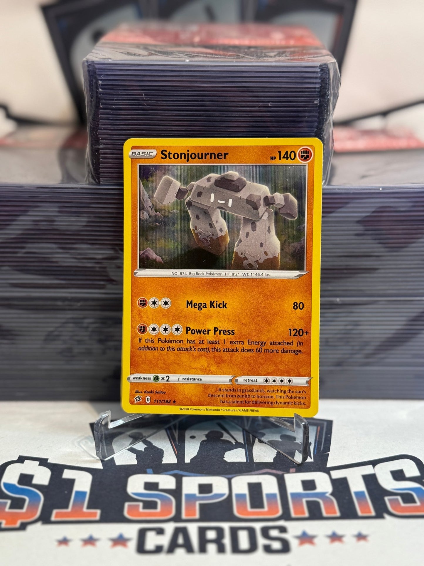 Pokemon TCG: Rebel Clash - Stonejourner (Holo, Rare) #111