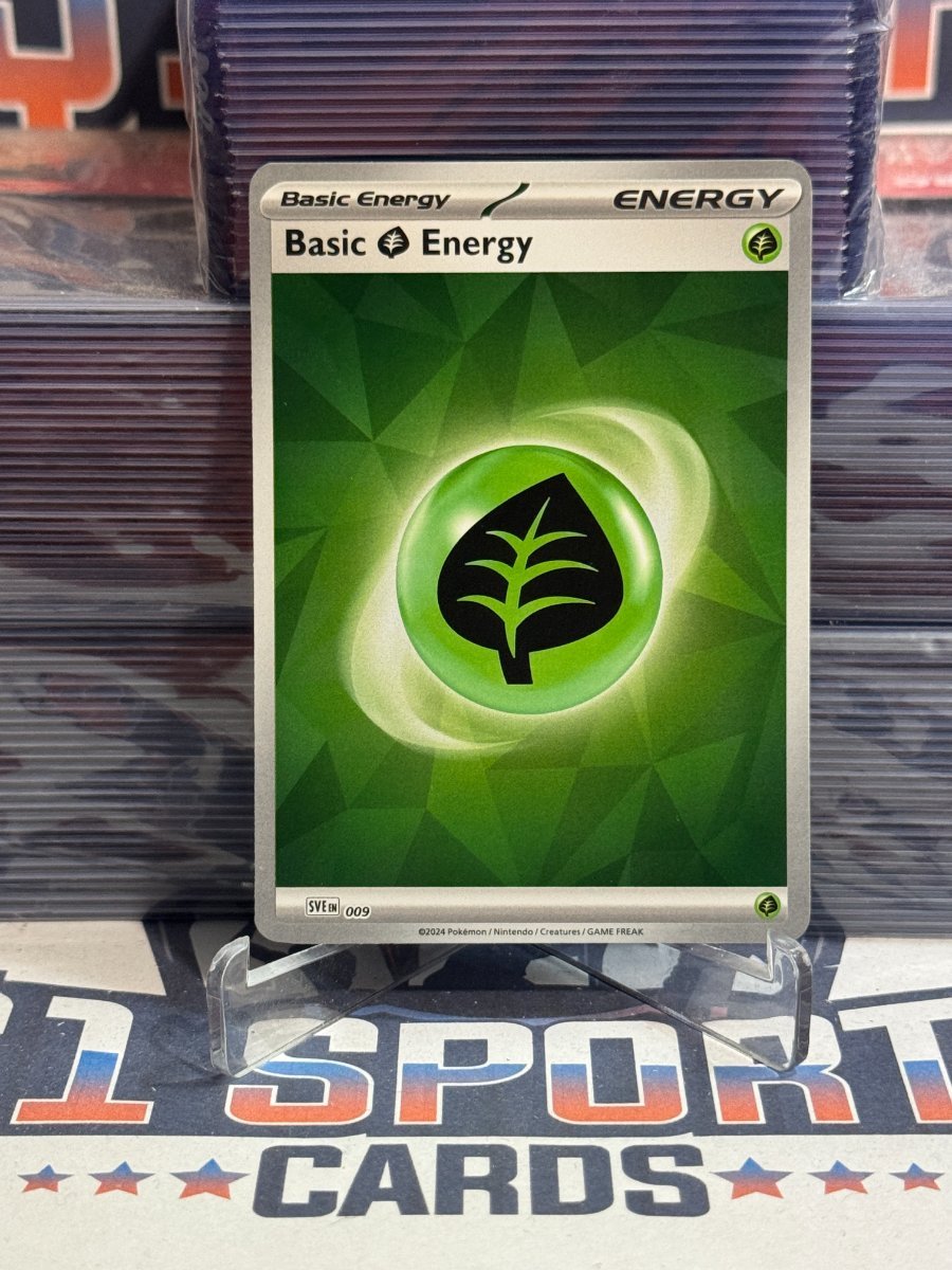Pokemon TCG: Scarlet & Violet - Basic Grass Energy (Holo) 9