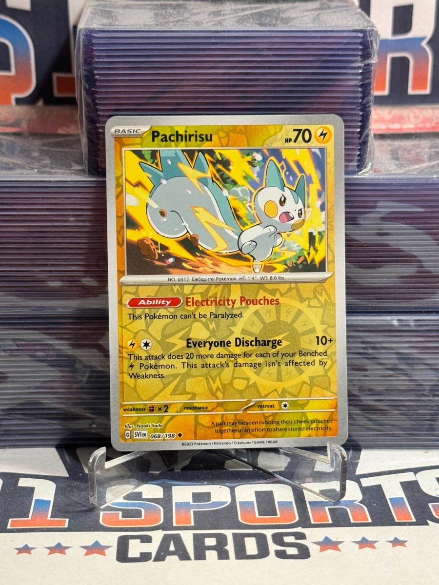 Pokemon TCG: Scarlet & Violet - Pachirisu (Reverse Holo, Uncommon) 68