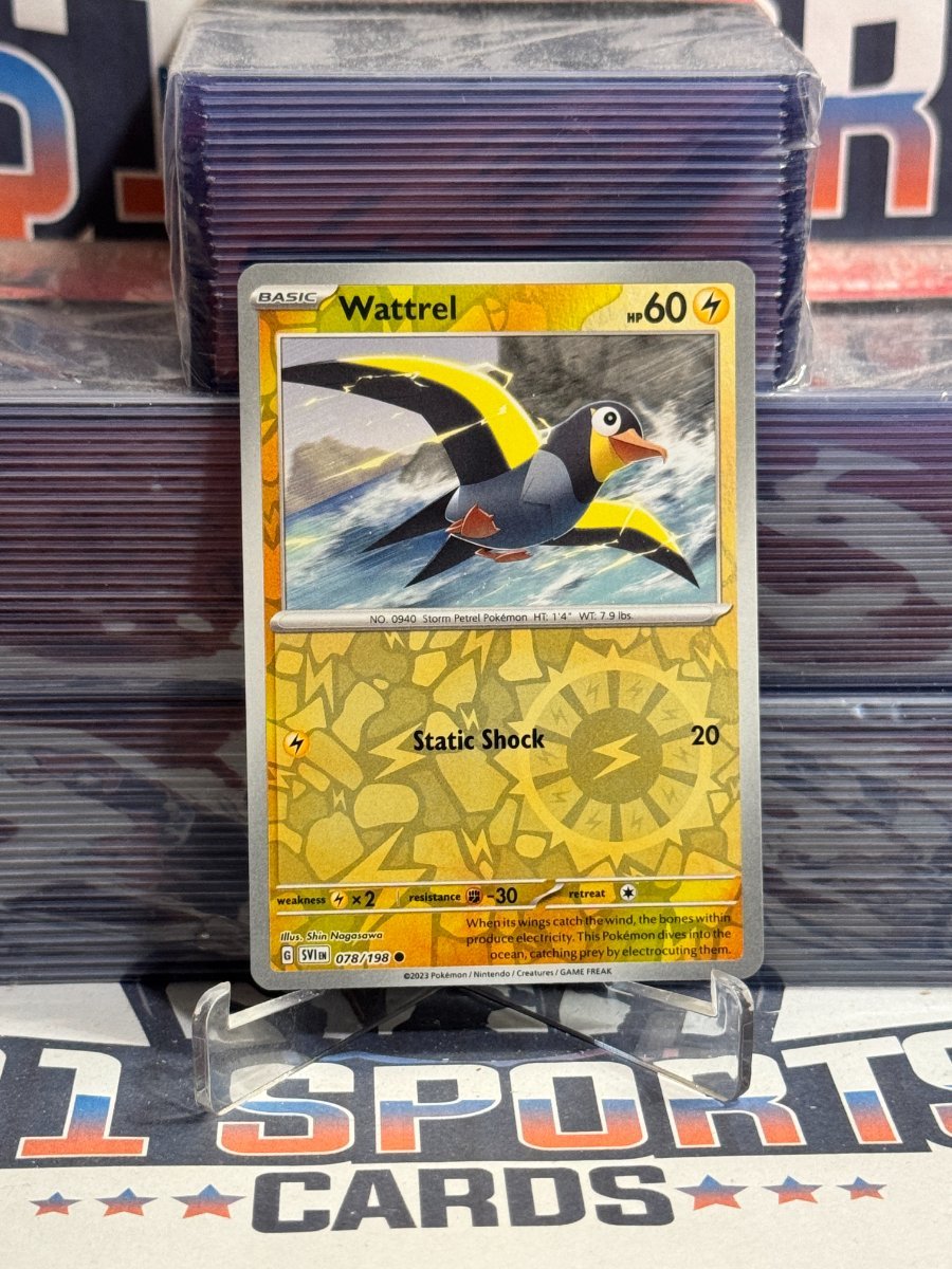 Pokemon TCG: Scarlet & Violet - Wattrel (Reverse Holo, Common) 78