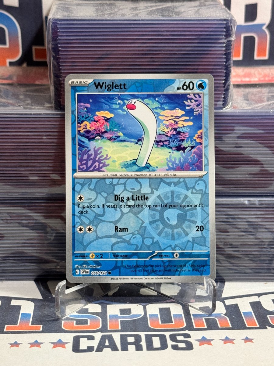 Pokemon TCG: Scarlet & Violet - Wiglett (Reverse Holo, Common) 56