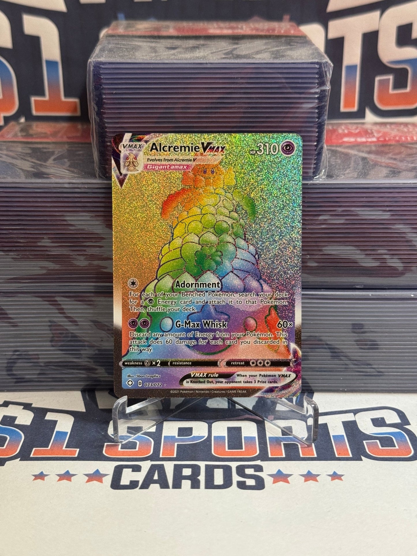 Pokemon TCG: Shining Fates - Alcremie VMAX (Secret Rare) #73