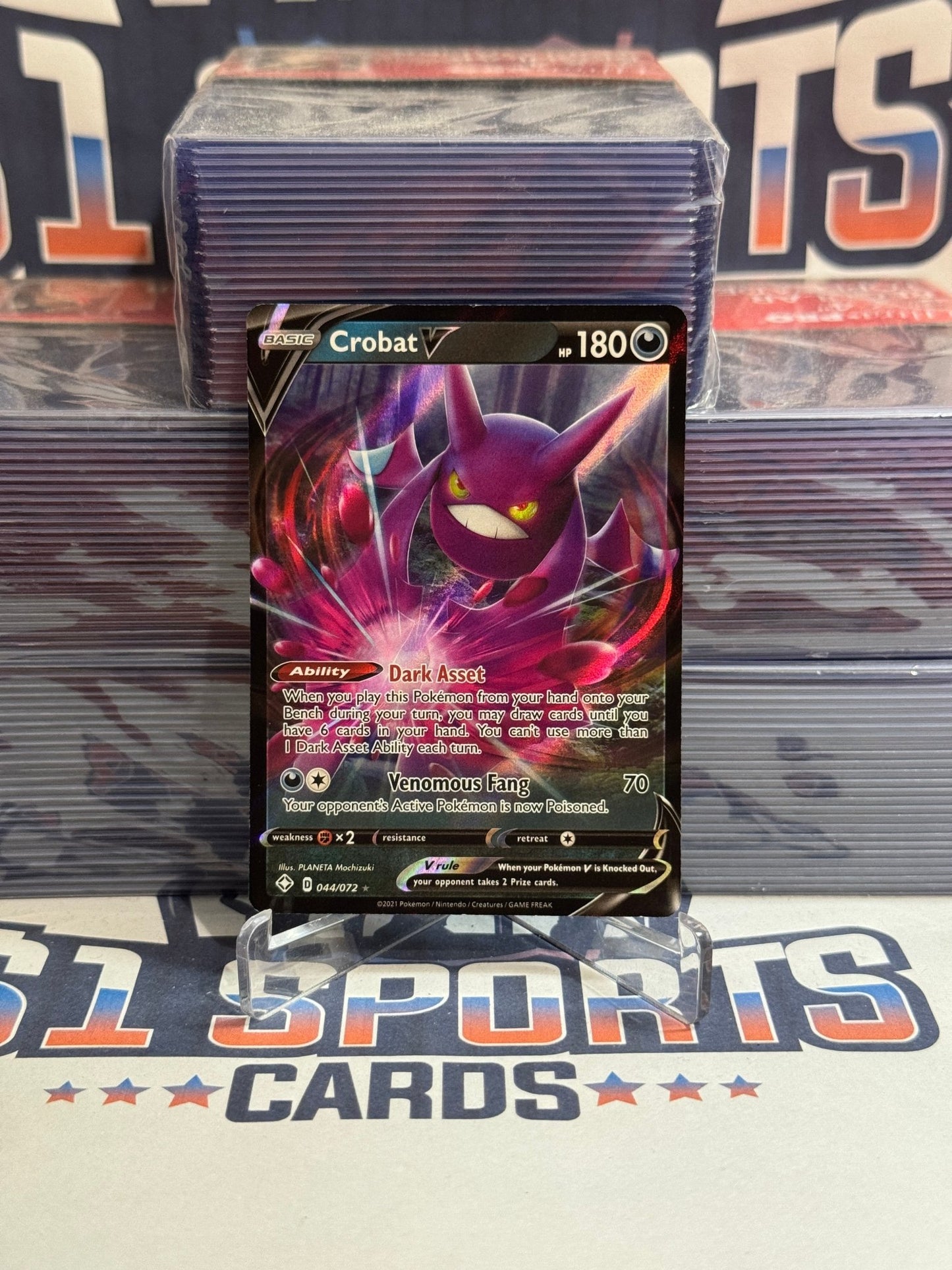 Pokemon TCG: Shining Fates - Crobat V (Ultra Rare) #44