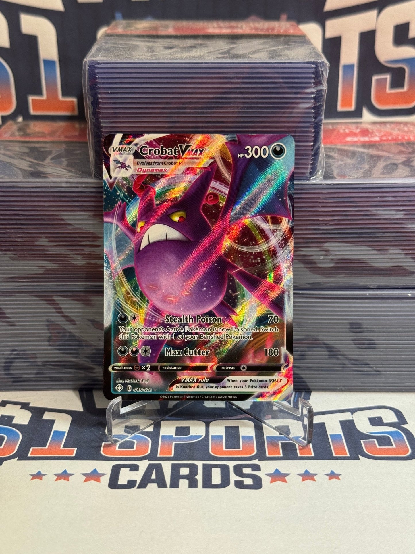 Pokemon TCG: Shining Fates - Crobat VMAX (Ultra Rare) #45