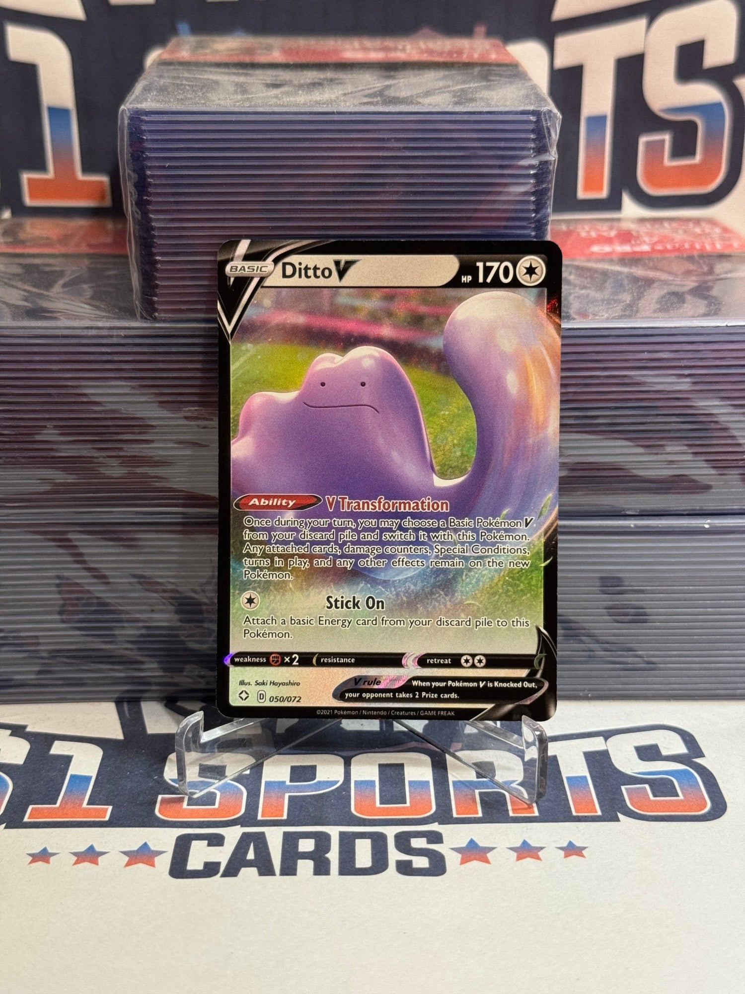 Pokemon TCG: Shining Fates - Ditto V (Ultra Rare) #50