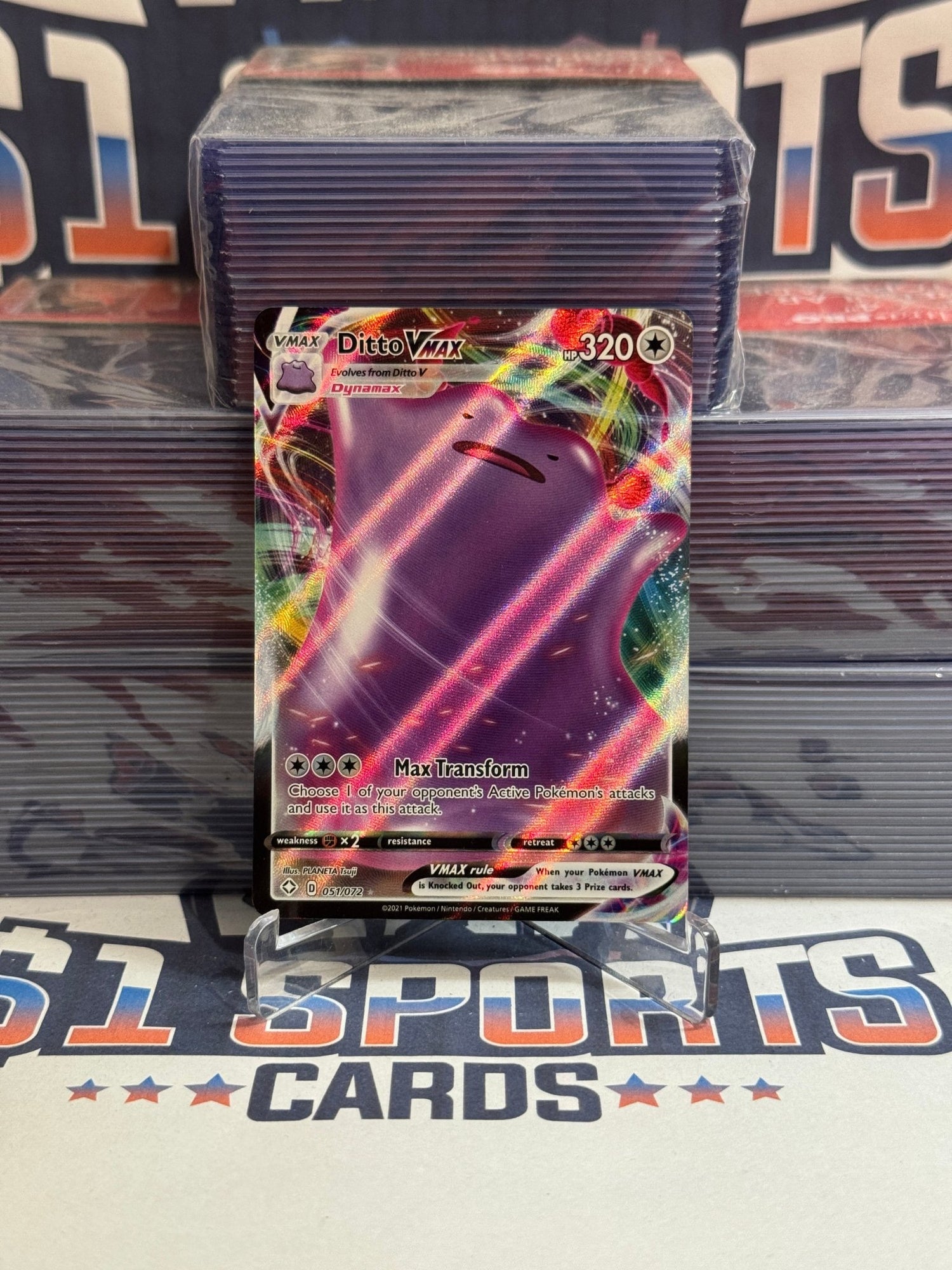 Pokemon TCG: Shining Fates - Ditto VMAX (Ultra Rare) #51