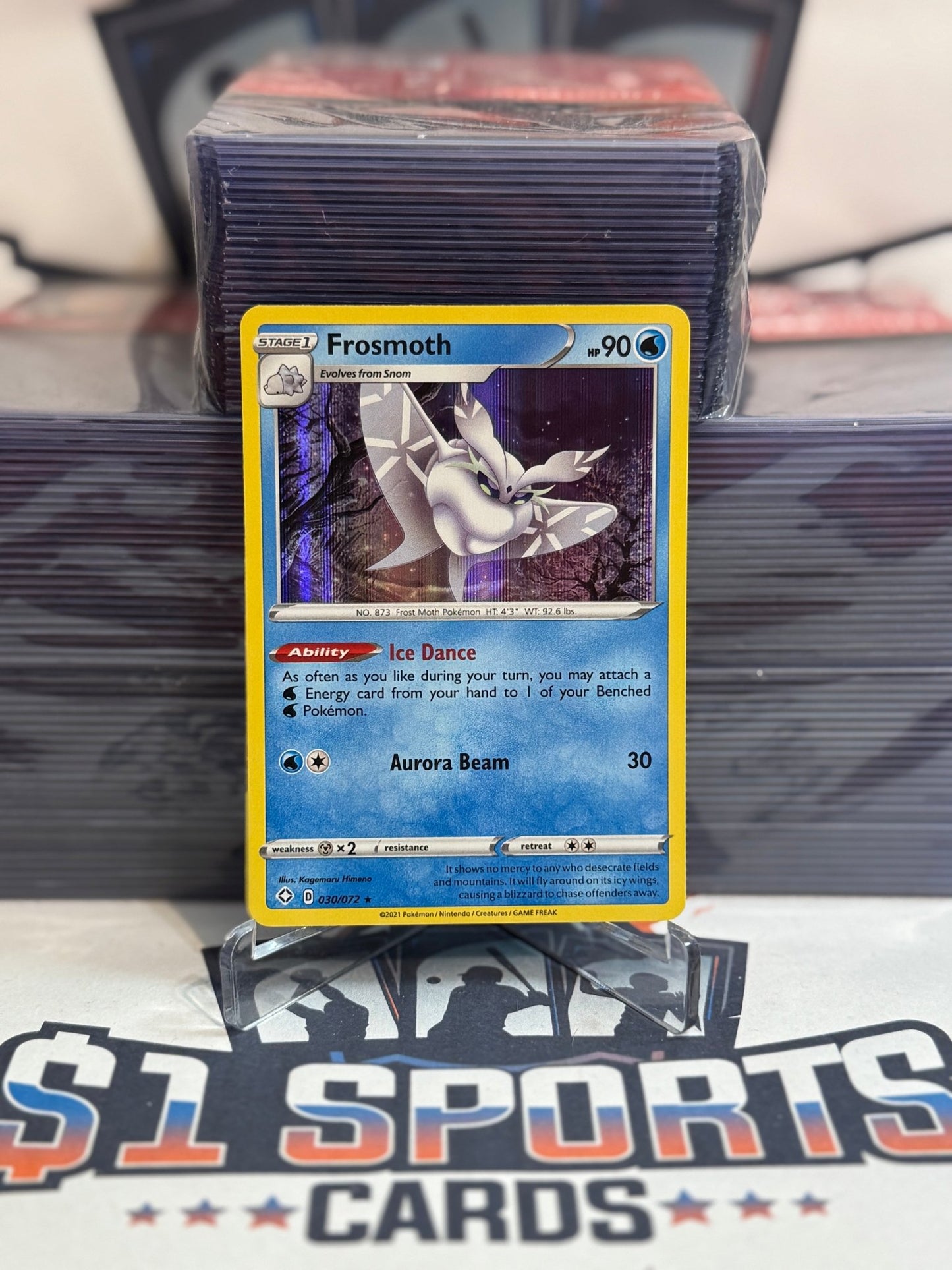 Pokemon TCG: Shining Fates - Frosmoth (Holo, Rare) #30