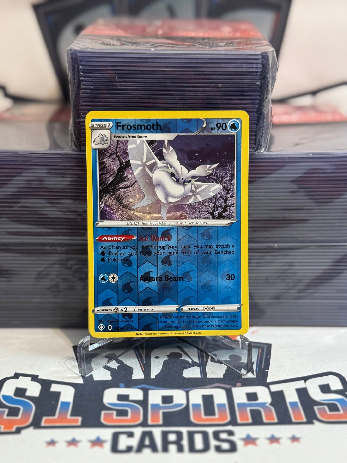 Pokemon TCG: Shining Fates - Frosmoth (Reverse Holo, Rare) #30