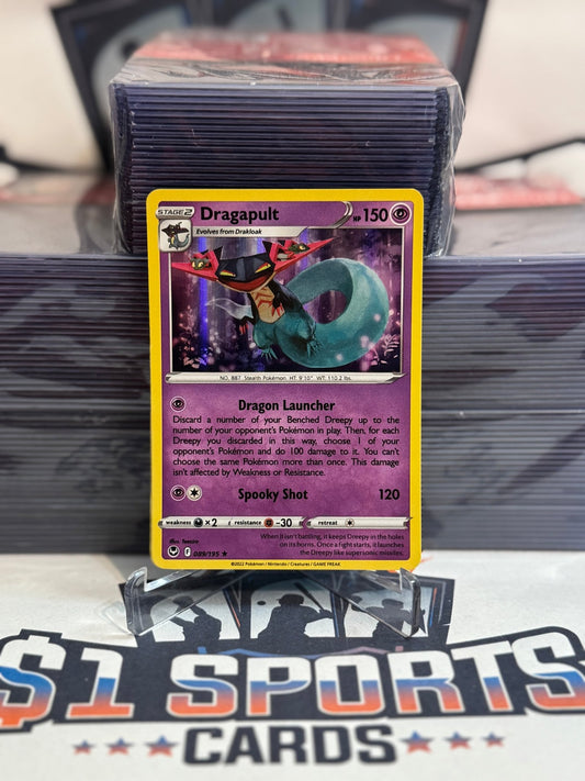 Pokemon TCG: Silver Tempest - Dragapult (Holo, Rare) #89