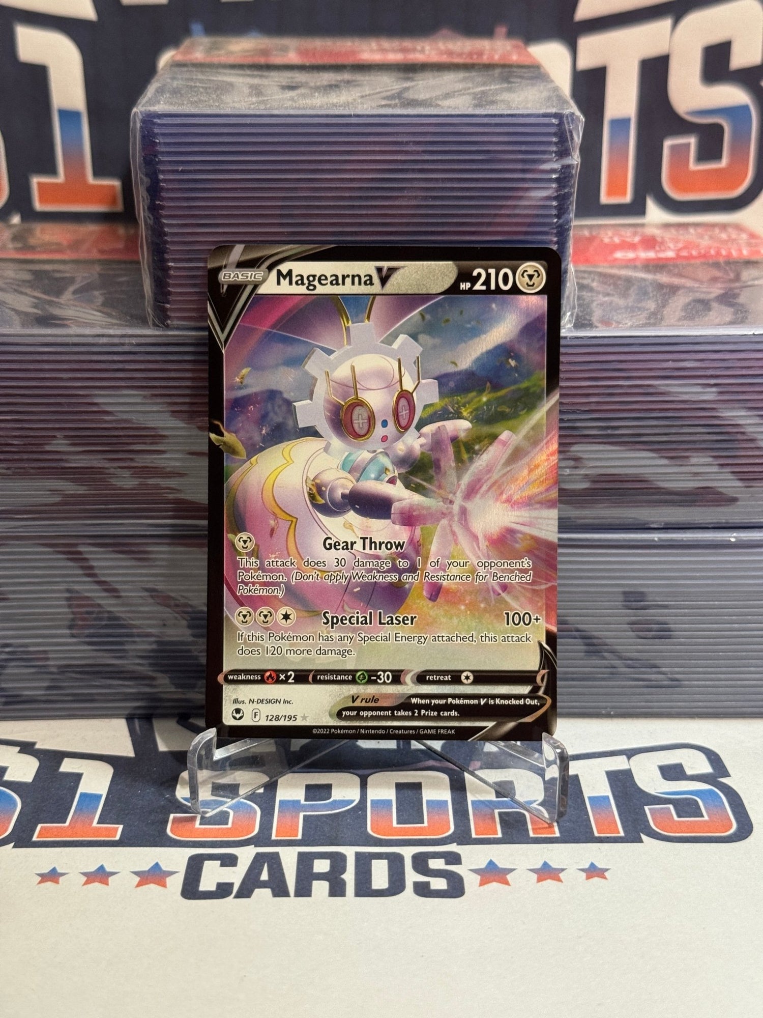 Pokemon TCG: Silver Tempest - Magearna (Ultra Rare) #128