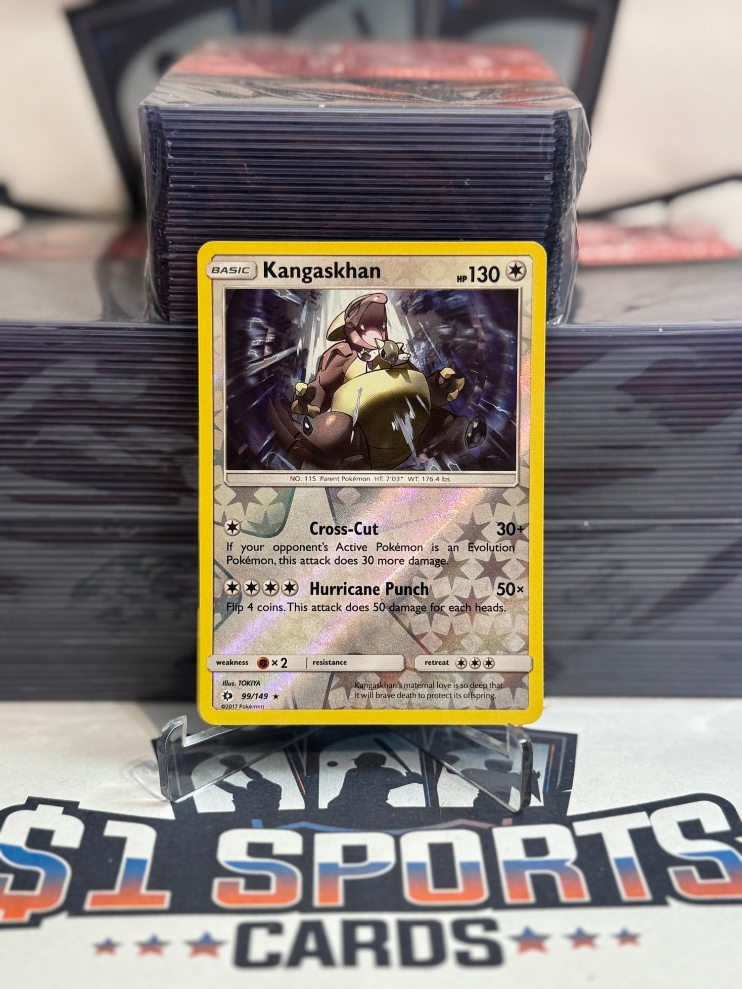 Pokemon TCG: Sun & Moon - Kangaskhan (Reverse Holo, Rare) #99