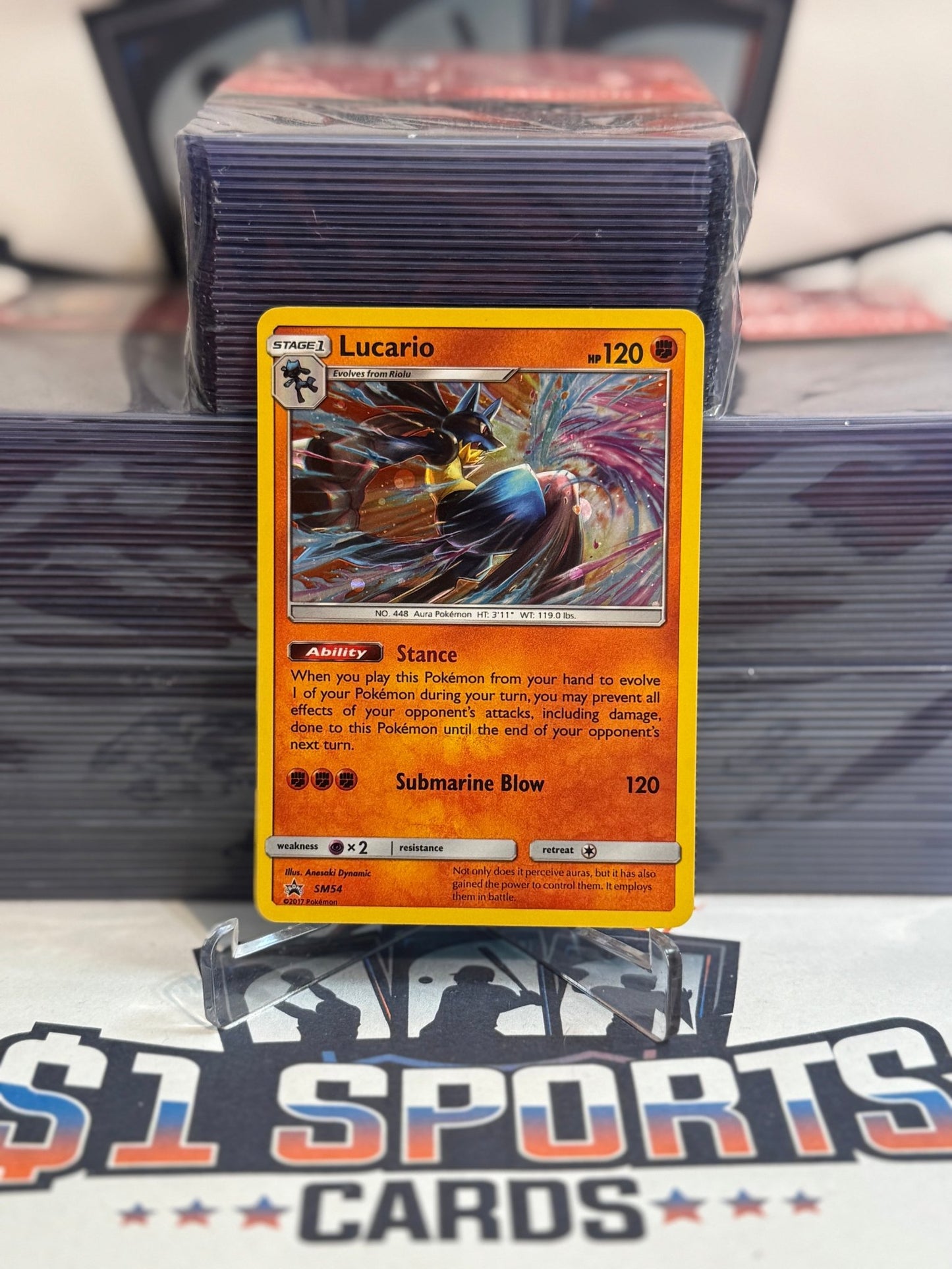 Pokemon TCG: Sun & Moon - Lucario (Promo) #SM54