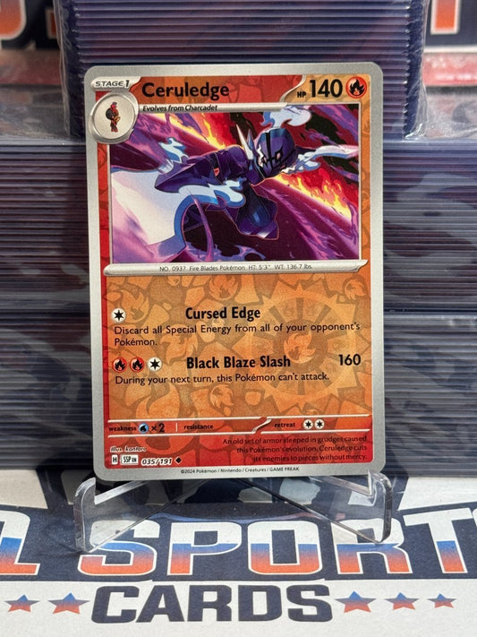 Pokemon TCG: Surging Sparks - Ceruledge (Reverse Holo, Uncommon) 35