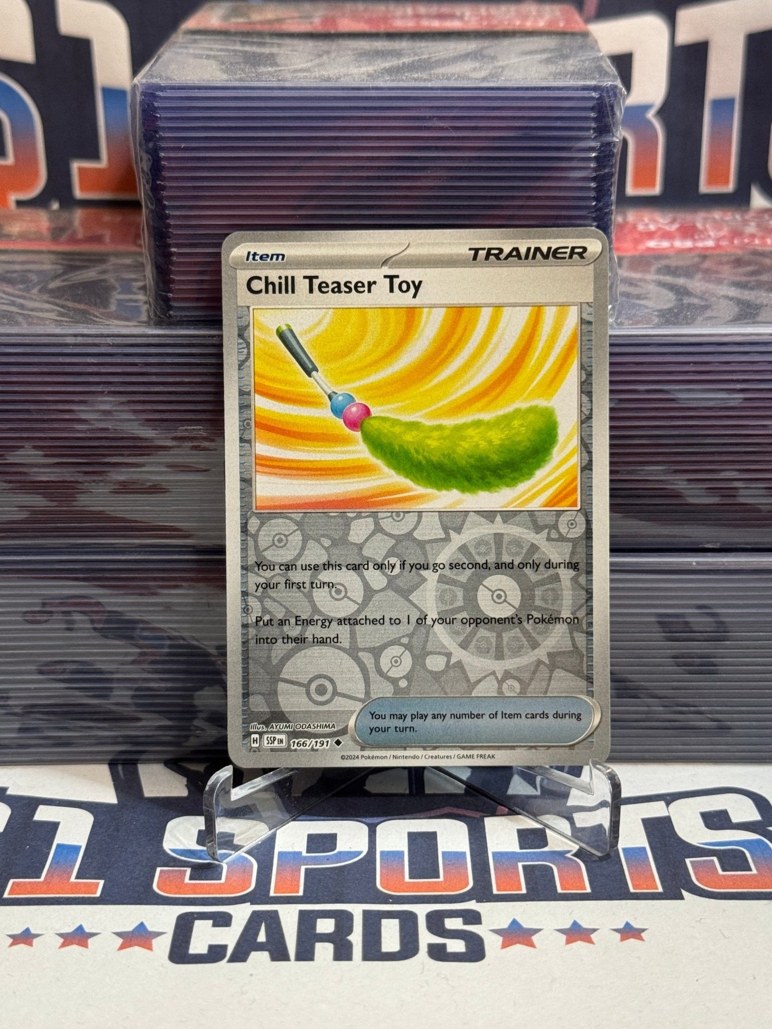 Pokemon TCG: Surging Sparks - Chill Teaser Toy (Reverse Holo, Uncommon) #166