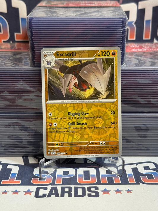 Pokemon TCG: Surging Sparks - Excadrill (Reverse Holo, Common) #109