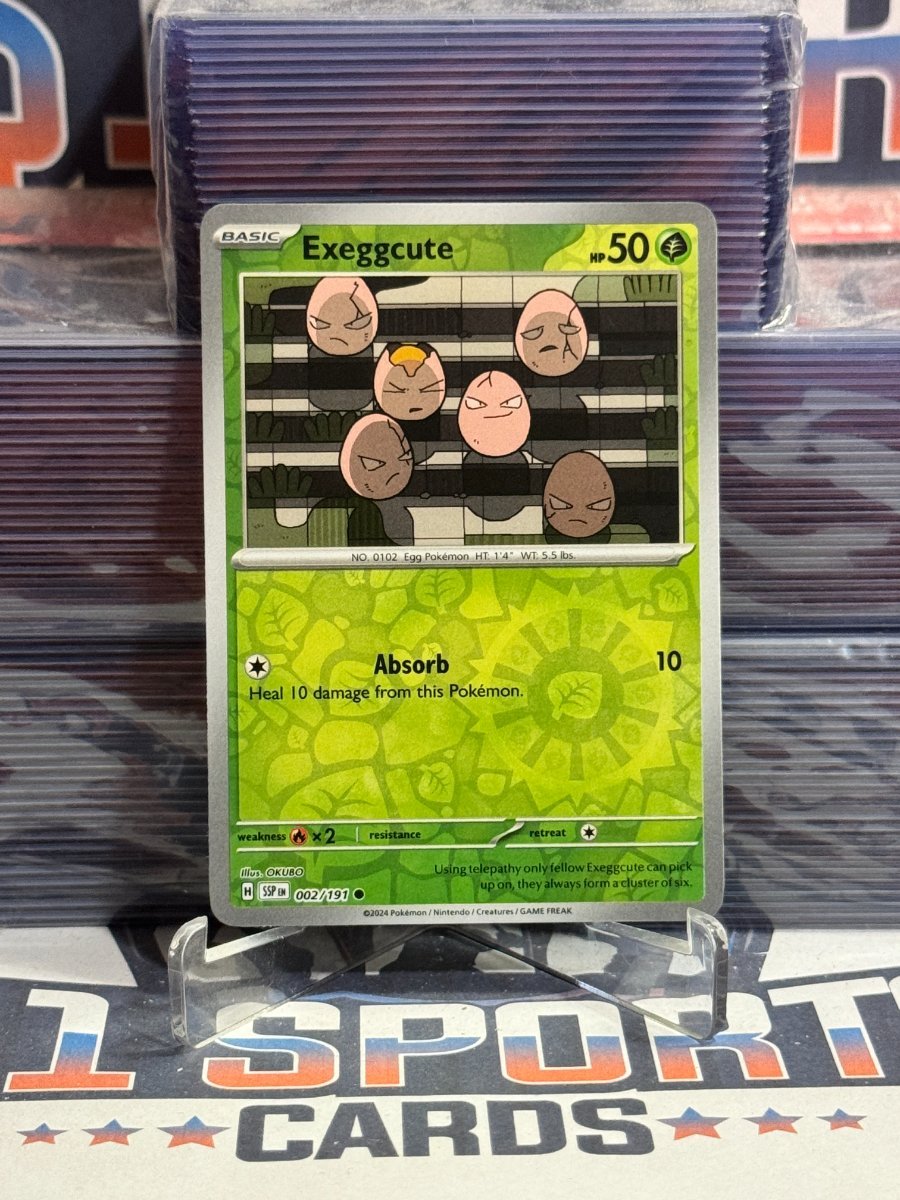 Pokemon TCG: Surging Sparks - Exeggcute (Reverse Holo, Common) 2