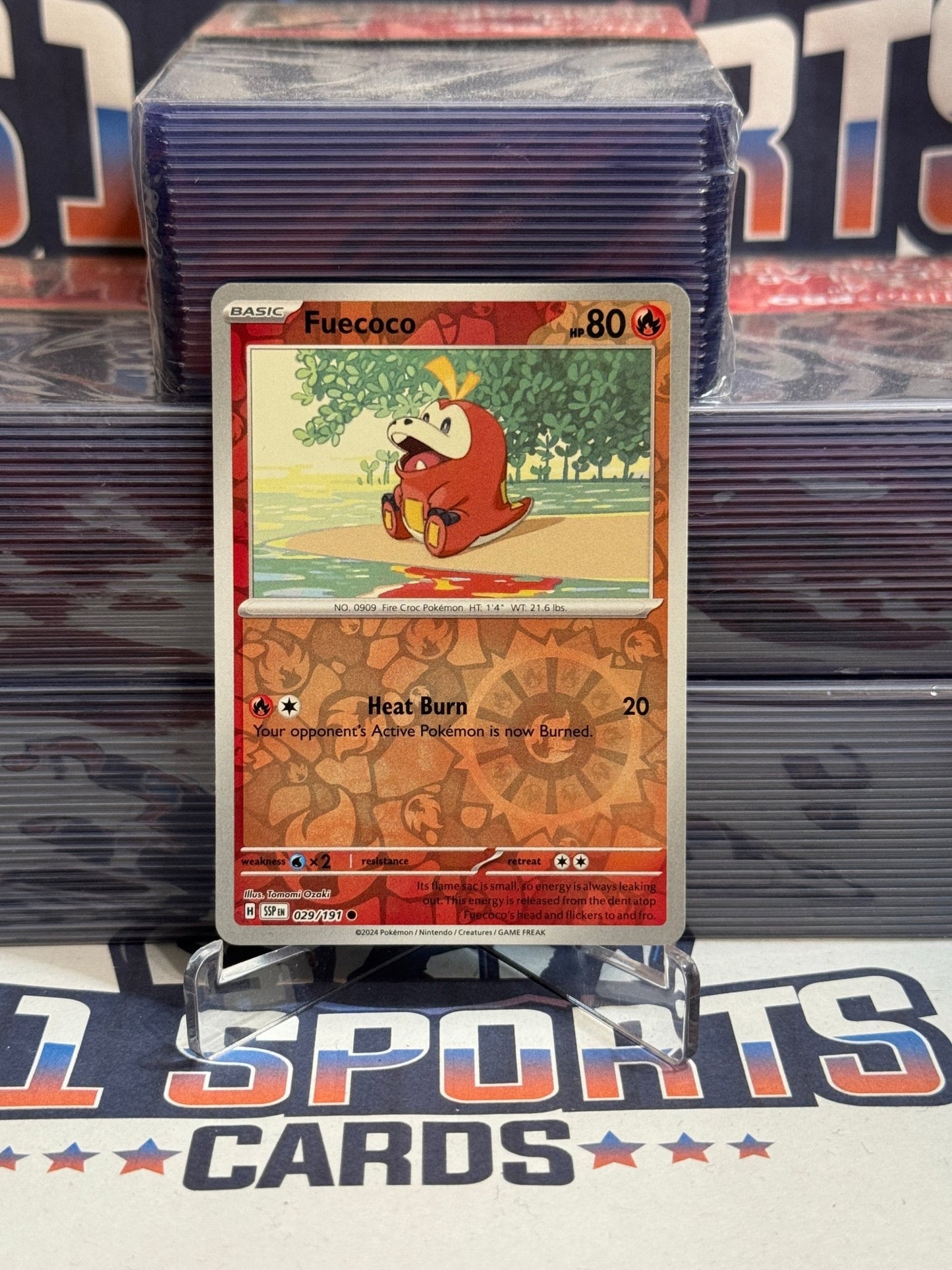 Pokemon TCG: Surging Sparks - Fuecoco (Reverse Holo, Common) #29