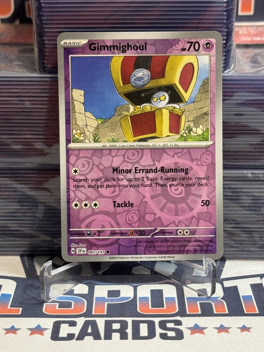 Pokemon TCG: Surging Sparks - Gimmighoul (Reverse Holo, Common) 97
