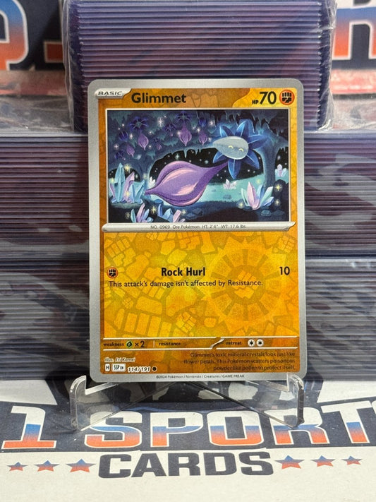Pokemon TCG: Surging Sparks - Glimmet (Reverse Holo, Common) 114