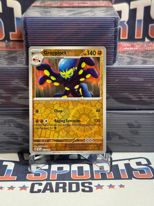 Pokemon TCG: Surging Sparks - Grapploct (Reverse Holo, Common) #113