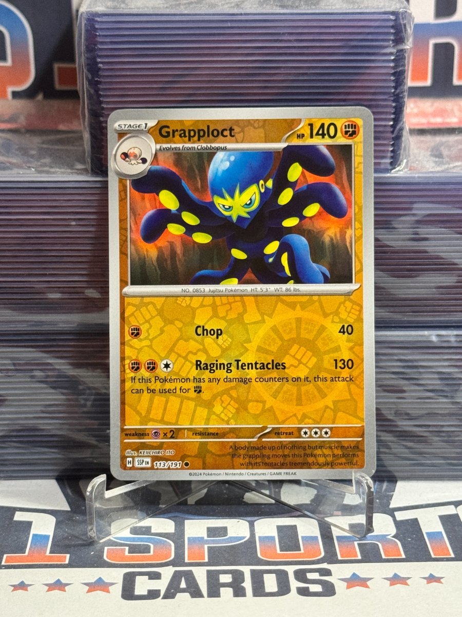 Pokemon TCG: Surging Sparks - Grapplolct (Reverse Holo, Common) 113