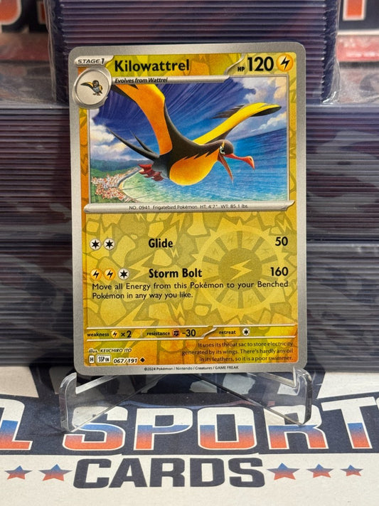Pokemon TCG: Surging Sparks - Kilowattrel (Reverse Holo, Uncommon) 67
