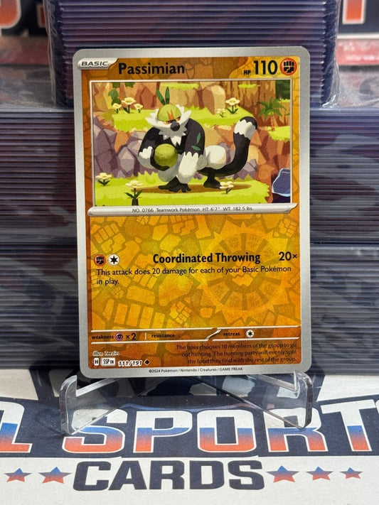 Pokemon TCG: Surging Sparks - Passimian (Reverse Holo, Uncommon) 111