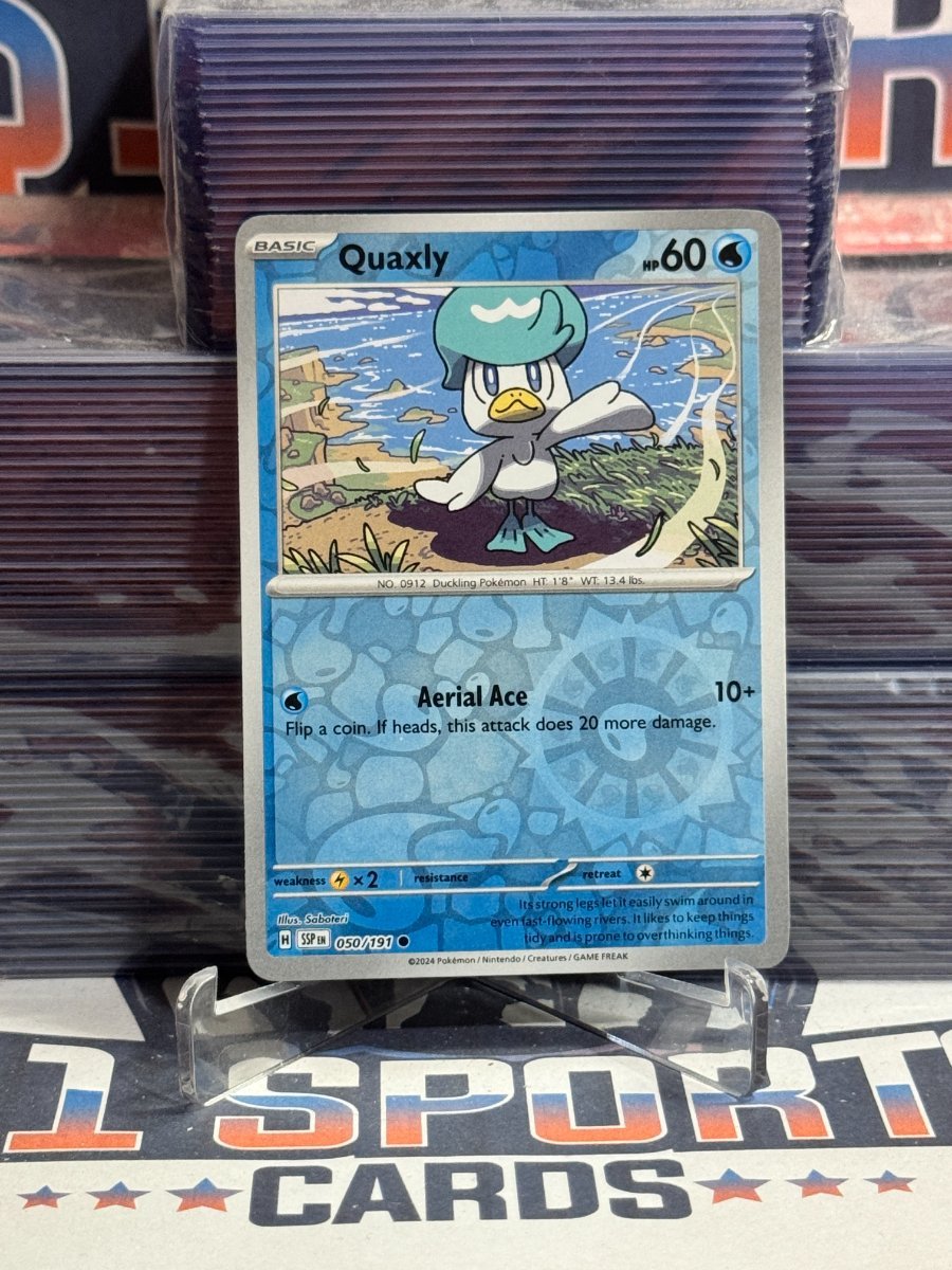 Pokemon TCG: Surging Sparks - Quaxly (Reverse Holo, Common) 50