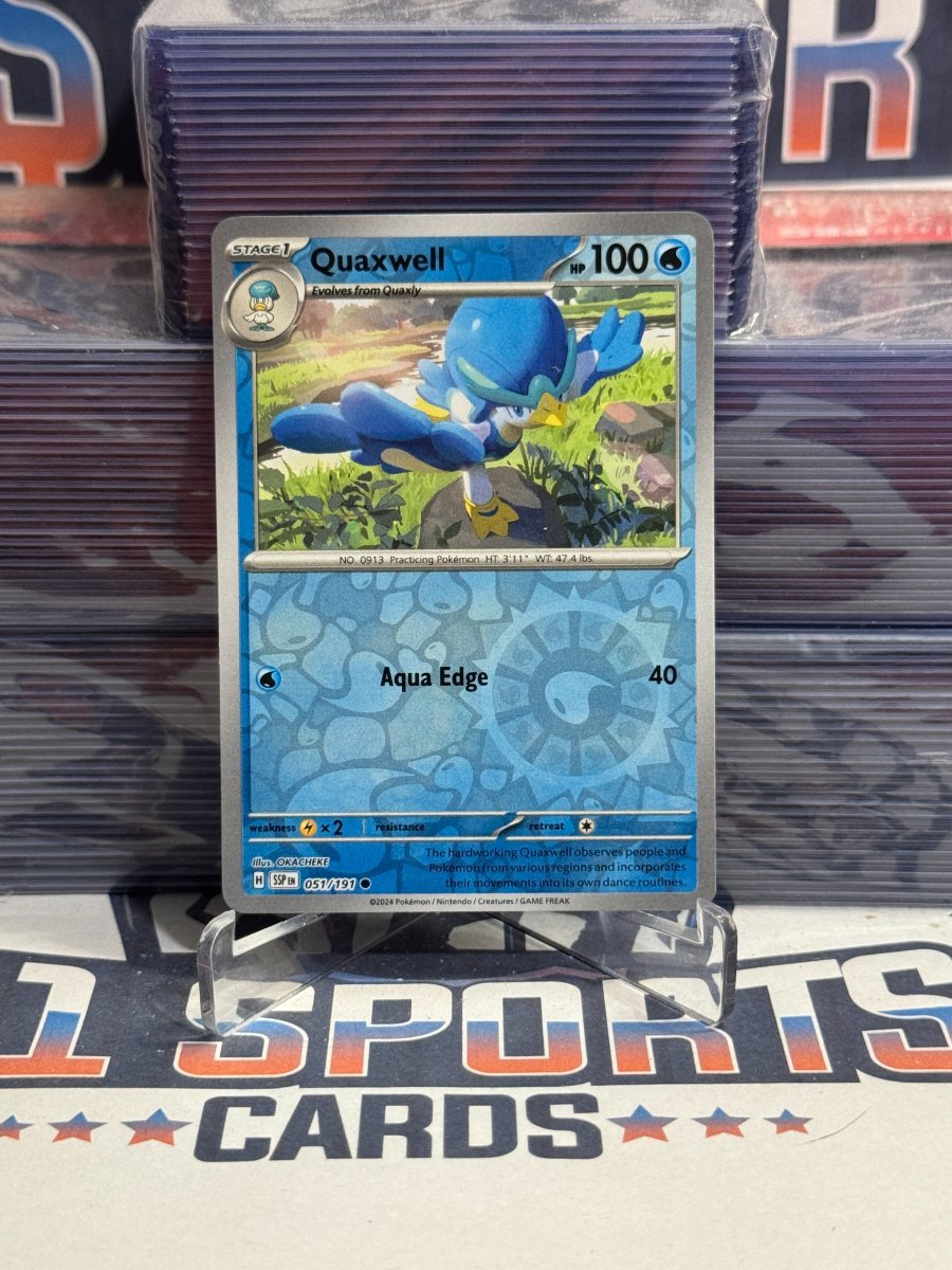 Pokemon TCG: Surging Sparks - Quaxwell (Reverse Holo, Common) 51