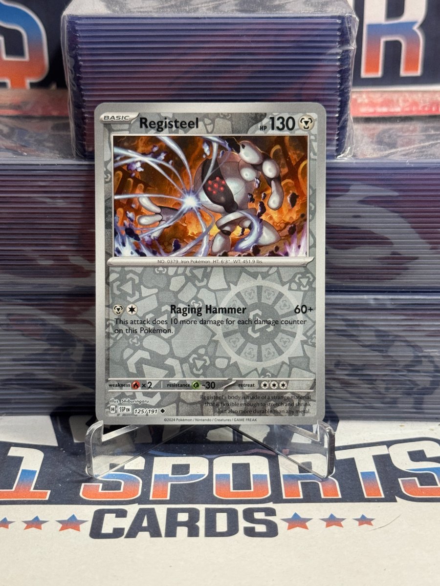 Pokemon TCG: Surging Sparks - Registeel (Reverse Holo, Uncommon) 125