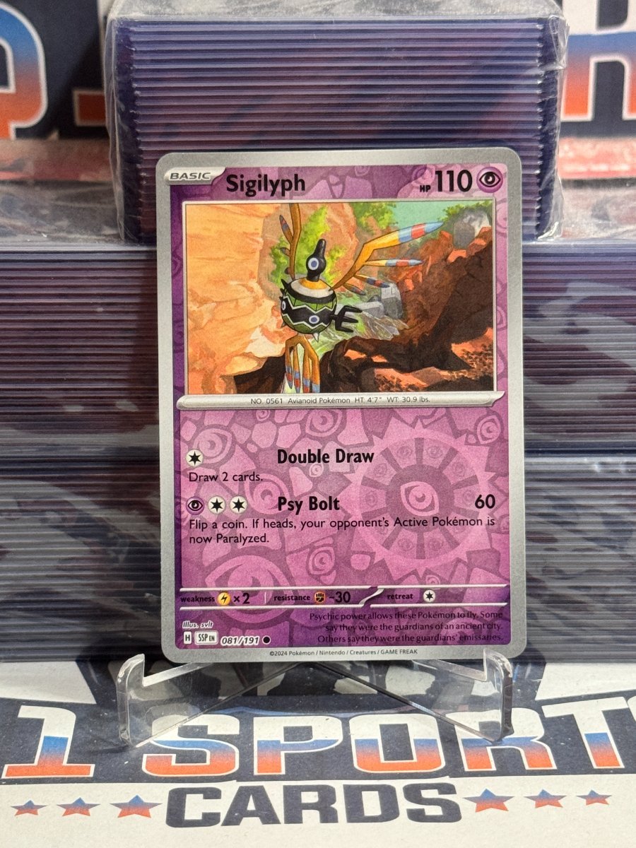 Pokemon TCG: Surging Sparks - Sigilyph (Reverse Holo, Common) 81
