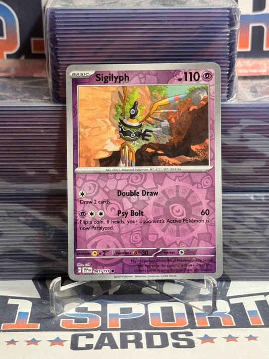 Pokemon TCG: Surging Sparks - Sigilyph (Reverse Holo, Common) 81