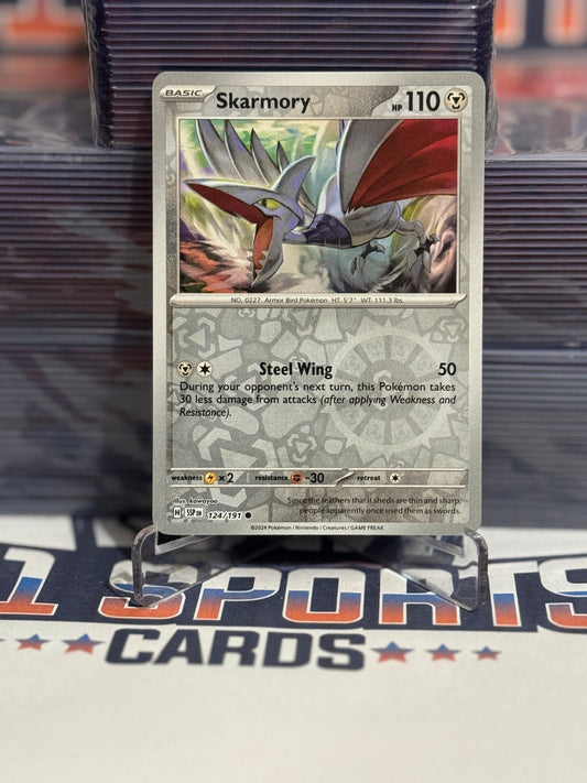 Pokemon TCG: Surging Sparks - Skarmory (Reverse Holo, Common) #124