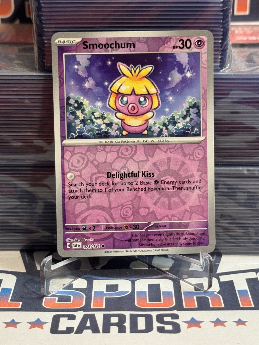 Pokemon TCG: Surging Sparks - Smoochum (Reverse Holo, Common) 75