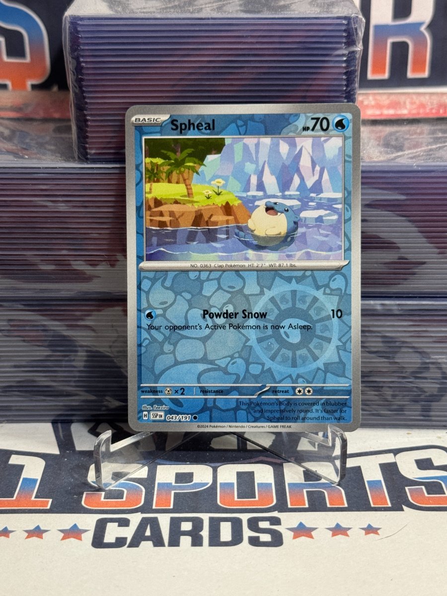 Pokemon TCG: Surging Sparks - Spheal (Reverse Holo, Common) 43