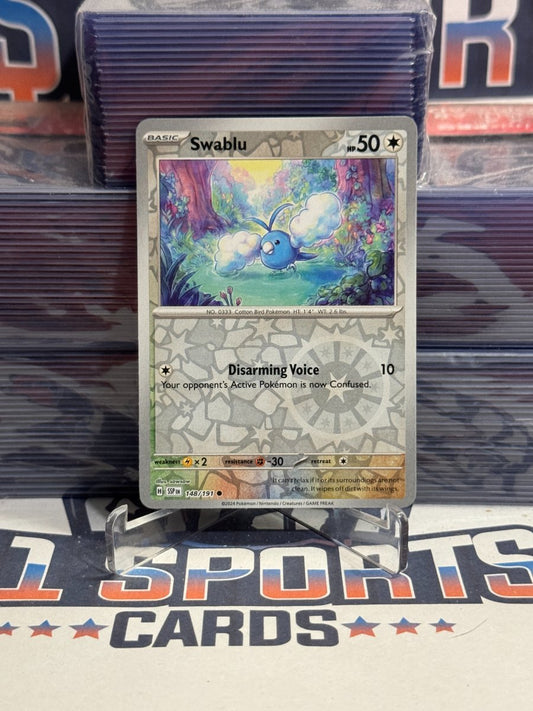 Pokemon TCG: Surging Sparks - Swablu (Reverse Holo, Common) 148