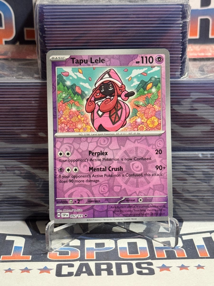 Pokemon TCG: Surging Sparks - Tapu Lele (Reverse Holo, Uncommon) 92