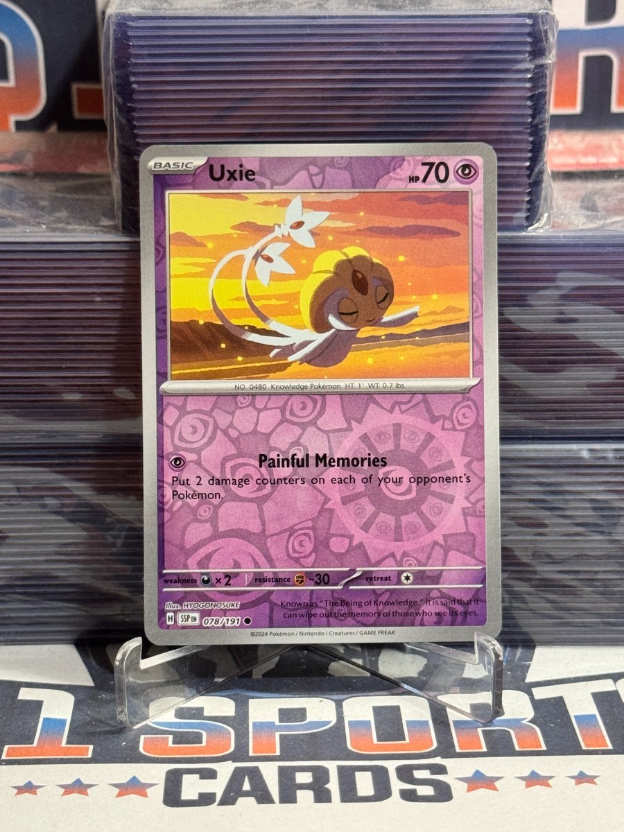 Pokemon TCG: Surging Sparks - Uxie (Reverse Holo, Common) 78