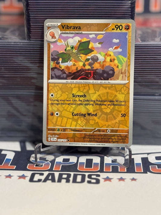 Pokemon TCG: Surging Sparks - Vibrava (Reverse Holo, Common) #105